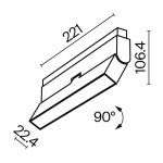 Фото 3 Трековый светильник Technical TR036-4-12WTW-DD-B
