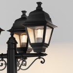 Фото 2 Садово-парковый светильник Outdoor O003FL-03B