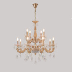 Фото 1 Люстра Crystal Lux ELIZABETH SP8+4 BRASS