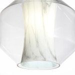 Фото 1 SL1169.113.01 Подвес ST-Luce Черный/Прозрачный, Белый E27 1*40W MARMO