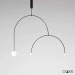 Фото 4 Подвесной светильник iLamp NORTH 8628P/3 BLACK&WHITE