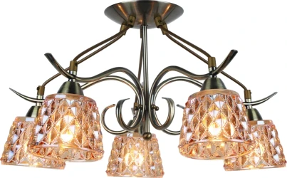Фото Потолочная люстра Arte Lamp LUCIANA A6185PL-5AB