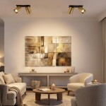 Фото 3 CL512D22 AXEL Латунь Св-к Спот Встр. 2-ламп.