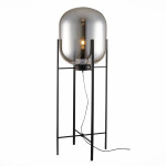 Фото 2 SL1050.725.01 Торшер ST-Luce Черный/Дымчатый E27 1*40W (из 2-х коробок) BURASCA