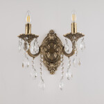 Фото 2 Бра с хрустальными подвесками AL7801B10/2/175 B FP Bohemia Ivele Crystal