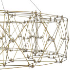 Фото 1 SL6602.203.72 Светильник подвесной ST-Luce Золотистый/Прозрачный LED 1*72W 4000K ГРАВЕТТА