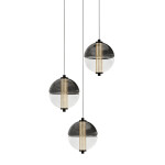 Фото 5 Подвесной светильник MD24022079-3A black/smoky