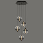 Фото 3 Подвесной светильник MD24022079-5A black/smoky