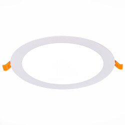 Фото ST209.548.15 Св-к встр. Белый LED 1*15W 4000K 1 080Lm Ra80 110° IP20 D190xH8 90-265V Встраиваемые светильники