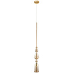 Фото 4 Светильник подвесной Crystal Lux LUX NEW SP1 B AMBER