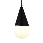 Фото 2 SLE1197-403-01 Светильник подвесной Черный/Белый E27 1*40W FIORI