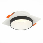 Фото 4 ST206.518.01 Св-к встр. Белый GU10 1*50W  L92xW92xH38 220V Без ламп Встраиваемые светильники