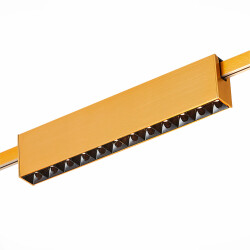 Фото ST816.206.12 Магнитный трековый светильник FARM Золотистый LED 1*12W 3000K 706Lm Ra90 40 IP20 L232xW FARM