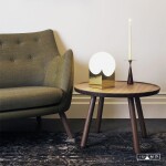 Фото 3 Настольный светильник iLamp GOLDEN 10213T/1-D200 MATT GOLD&WHITE