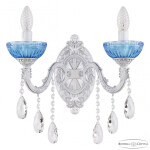 Фото 4 Бра хрустальные AL7901B10/2/175 B WMN P Aquamarine/M-1G Bohemia Ivele Crystal