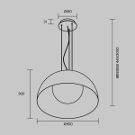 Фото 2 Подвесной светильник Maytoni MOD472PL-L33B3K