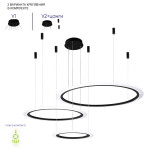 Фото 2 Люстра Crystal Lux MANZANA SP67W LED BLACK