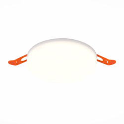 Фото ST700.538.16 Св-к встр. Белый LED 1*16W 3000K 1 380Lm Ra80 180° IP44 D120xH20 85-265V Встраиваемые светильники