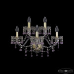 Фото 2 Бра хрустальные 1410B/3+2/195/XL G V7010 Bohemia Ivele Crystal
