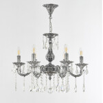 Фото 4 Люстра с хрустальными подвесками AL78101/6/175 A NB Bohemia Ivele Crystal