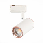 Фото 1 ST301.526.01 Св-к трек. Белый GU10 1*50W L104xW54xH111 220V Без ламп Однофазная трековая система