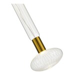 Фото 2 SL6117.213.02 Светильник подвесной ST-Luce Латунь/Золотой, Прозрачный LED 2*3W 3000K ТАККЕ