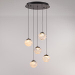 Фото 1 Подвесной светильник MD25030003-5A matt black/clear