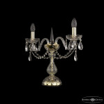 Фото 1 Настольная лампа хрустальная 1402L/2/141-39 G