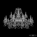 Фото 2 Люстра хрустальная 1411/10+5/360 Ni Bohemia Ivele Crystal