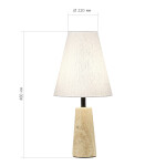 Фото 1 SL1194.404.01 Прикроватная лампа ST-Luce Черный/Бежевый E27 1*60W ЭРТИ