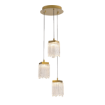 Фото 2 Подвесной светильник MD25020403-3A2 Satin gold, LED/16.4W, 3000K dimmable