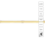 Фото Светодиодная лента 24V 10W/m 6000К 5м IP20 Arte Lamp LANE A2432005-03-6K