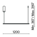 Фото 3 Подвесной светильник Maytoni MOD246PL-L24BSK