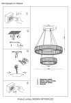 Фото 1 Люстра Crystal Lux MUSIKA SP100W LED GOLD