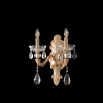 Фото 2 Бра Crystal Lux ELIZABETH AP2 BRASS