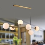 Фото 3 Подвесной светильник iLamp GOLDEN 9136P/6 GOLD&WHITE