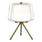 Фото 4 SL6127.304.01 Светильник настольный ST-Luce Латунь/Белый, Прозрачный LED 1*16W 3000K PANDORA