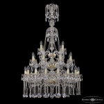 Фото 3 Люстра хрустальная 1413/16+8+4/300/XL-134/3d G
