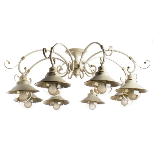 Фото Потолочная люстра Arte Lamp GRAZIOSO A4577PL-8WG