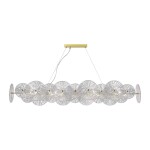 Фото 2 SL1657.213.08 Люстра подвесная ST-Luce Золотистый/Прозрачный E14 8*40W ФЛЕРО