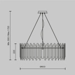 Фото 3 Подвесной светильник Maytoni MOD135PL-08BS