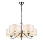 Фото 3 CL466150 Эвита Хром+Белый Св-к Люстра