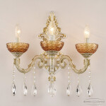 Фото 4 Бра хрустальные AL7901B15/3/175 A WMG P Amber/M-1F Bohemia Ivele Crystal