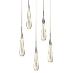 Фото 3 Подвесной светильник Pour 5 chrome