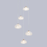 Фото 5 Подвесной светильник P98065-5 antique brass