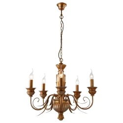 Фото Подвесная люстра Arte Lamp DORATURA A9075LM-5GA