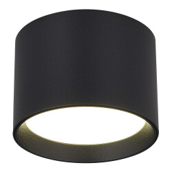 Фото ST163.402.01 Светильник потолочный Черный GX53 1*50W IP20 D85xH60 220V Без ламп Накладные светильники