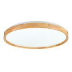 Фото 2 SLE201382-01 Светильник потолочный Светлое дерево/Белый LED 1*40W 3000K/4000K/6000K DELIA