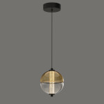 Фото 1 Подвесной светильник MD24022079-1A black/amber
