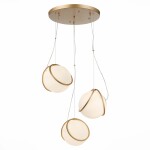 Фото 3 SL1181.353.03 Светильник подвесной ST-Luce Латунь/Латунь, Белый E27 3*40W ACERRA